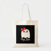 Cute Hey Boo Halloween Design Tote Bag (Voorkant)