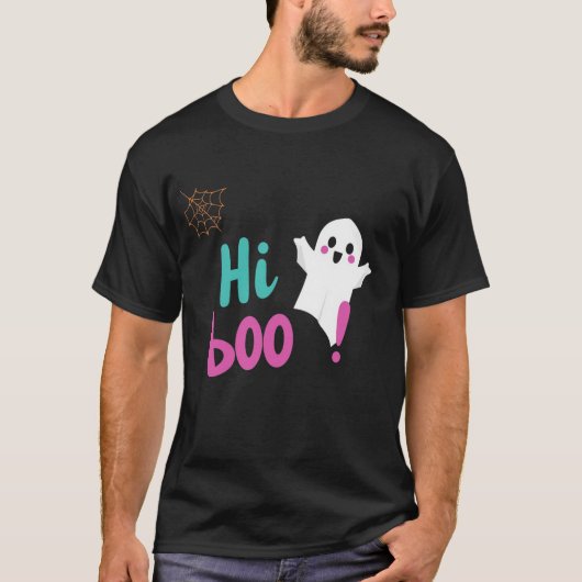 Cute "Hi Boo!" T-shirt (Voorkant)