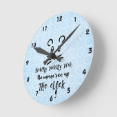 Cute Hickory Dock Mouse Square of Ronde Klok (Hoek)