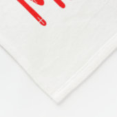 Cute Highland Baby Cow Christmas Lights Merry &amp Fleece Deken (Hoek)