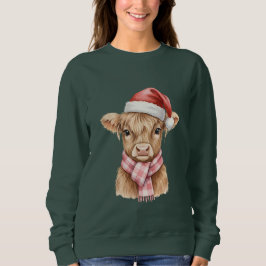 Cute Highland Cow Christmas Trui
