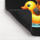 Cute Highland Cow Duck Ol Float Summer Vibes Swimm Muismat (Hoek)