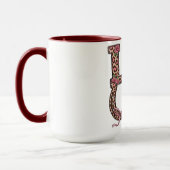 Cute Highland Cow Valentine Love Mok (Links)