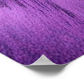 Cute Highland Koe in Lavender Field Poster (Hoek)