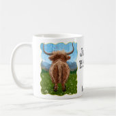 Cute Highland Koe Koffiemok (Links)
