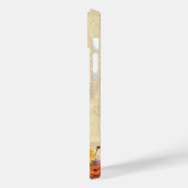 Cute Highland Koe met naam Case-Mate iPhone Case (Achterkant / Links)