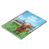Cute Highland Koe Notitieboek (Linkerzijde)
