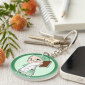 cute hijabed anime key chain sleutelhanger (Voorkant Rechts)