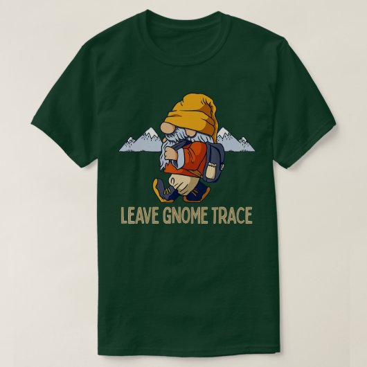 Cute Hiking Gnomes Mountain Lovers Camping Funny G T-shirt (Design voorkant)