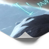 Cute Himalayan Cat Quote I Love You Wall Art Poster (Hoek)