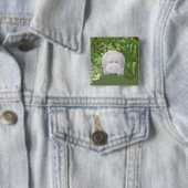 Cute Hipo Oerwoud Animals Party Button (In situ)