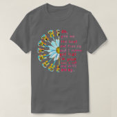 Cute hippie Drift rock on roll flower T-shirt (Design voorkant)
