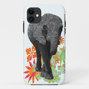 Cute Hippie Elephant iPhone5 hoesjes