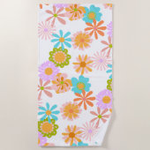 Cute  Hippie Flower Pattern Strandlaken (Voorkant)