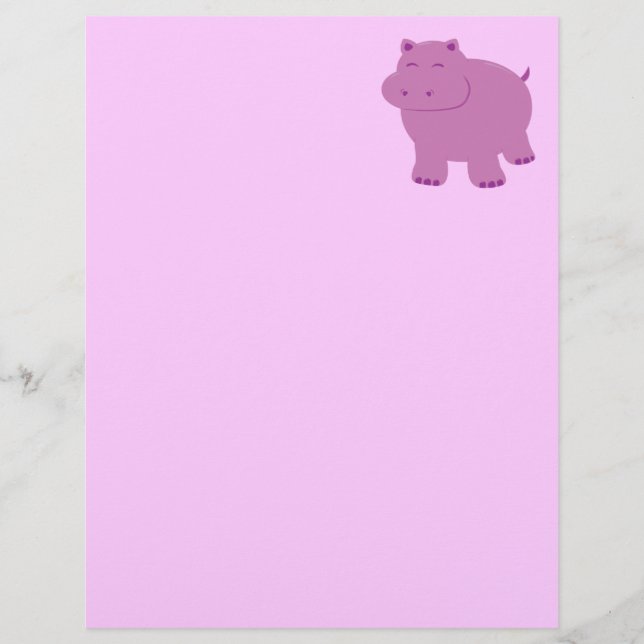 Cute Hippo (Voorkant)