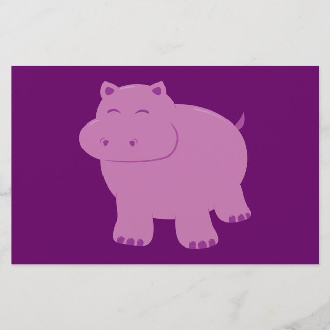 Cute Hippo (Voorkant)