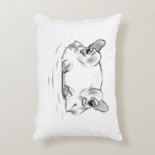 Cute hippo accent kussen (Voorkant(Verticaal))