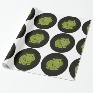 Cute hippo cadeaupapier