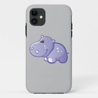 Cute Hippo iPhone 11 Hoesje