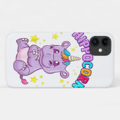 Cute Hippo Funny Cartoon Phone Case voor iPhone (Achterkant (horizontaal))