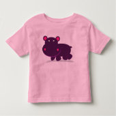 Cute Hippo Kinder Shirts (Voorkant)