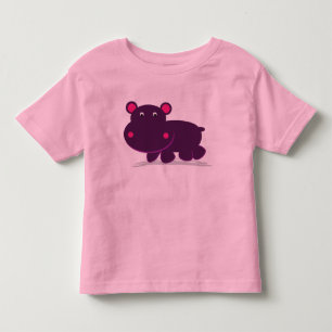 Cute Hippo Kinder Shirts