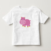 Cute Hippo Kinder Shirts (Voorkant)