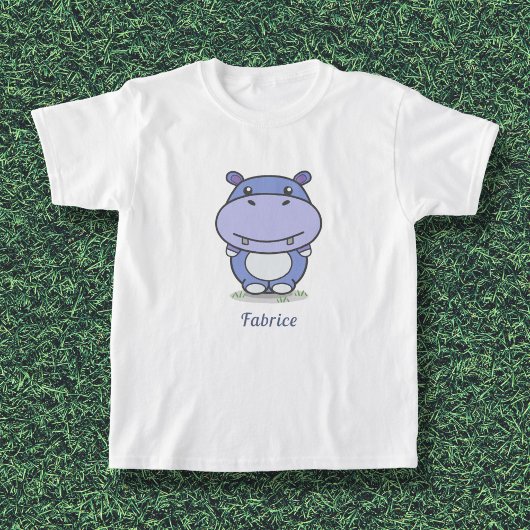 Cute Hippo Kinder T-shirt