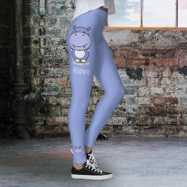 Cute Hippo Legging