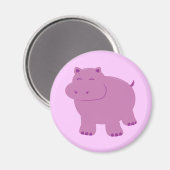 Cute Hippo Magneet (Voorkant / Achterkant)