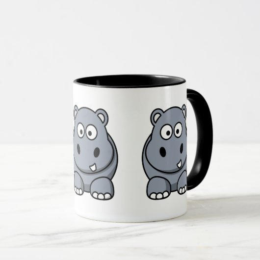 Cute Hippo Mok (Voorkant rechts)