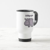 Cute Hippo Reisbeker (Voorkant rechts)