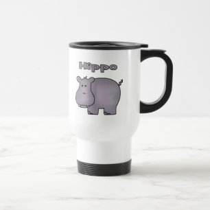 Cute Hippo Reisbeker