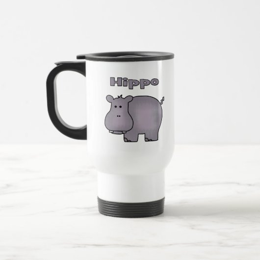 Cute Hippo Reisbeker (Links)