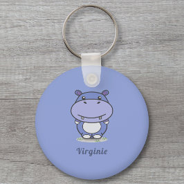 Cute Hippo Sleutelhanger
