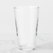 Cute hippo springende cartoon illustratie glas (Rechts)