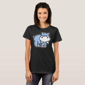 Cute Hippo T-shirt (Voorkant volledig)