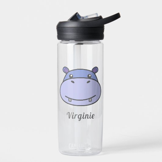 Cute Hippo Water Fles (Links)