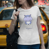 Cute Hippo Woman T-shirt