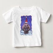 Cute Hippopotamus Kerstmis (Voorkant)