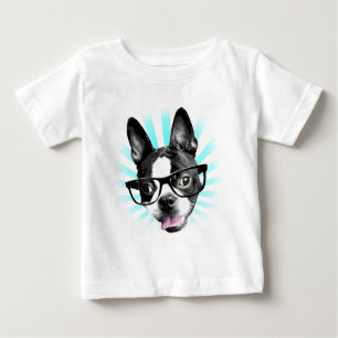 Cute! Hipster Boston Terrier