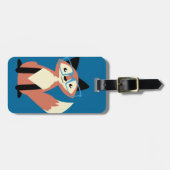 Cute Hipster Glasses Fox Bagagelabel (Voorkant horizontaal)