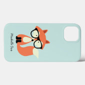 Cute Hipster Red Fox Case-Mate iPhone Case (Achterkant (horizontaal))