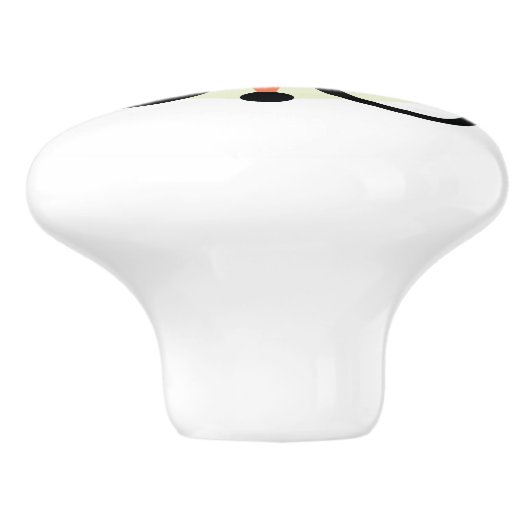 Cute Hipster Red Fox Keramische Knop (Zijkant)