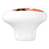 Cute Hipster Red Fox Keramische Knop (Zijkant)