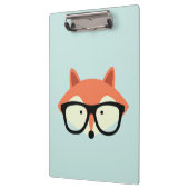Cute Hipster Red Fox Klembord (Links)