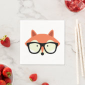Cute Hipster Red Fox Servet (Insitu)