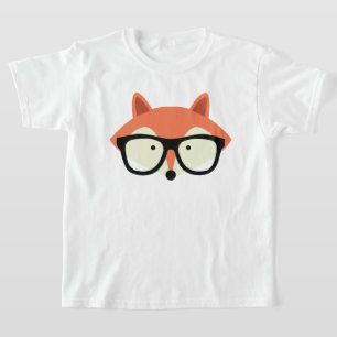 Cute Hipster Red Fox T-shirt