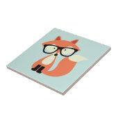 Cute Hipster Red Fox Tegeltje (Zijkant)