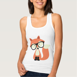 Cute Hipster Red Fox Trui